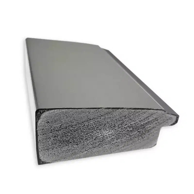 Miroir mural de salle de bain 42" x 31" en nickel brossé, rectangulaire, cadre en polystyrène, fixation murale