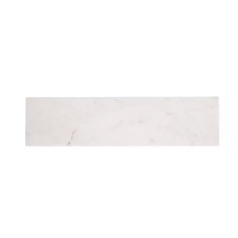 Étagère murale en marbre, blanc et or, 50,8 cm