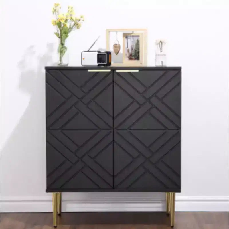 Buffet de rangement 2 portes, Blanc chaud